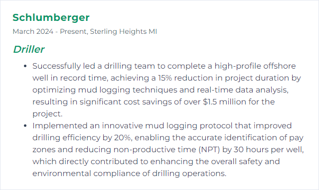 How to Display Mud Logging Skills on Your Resume