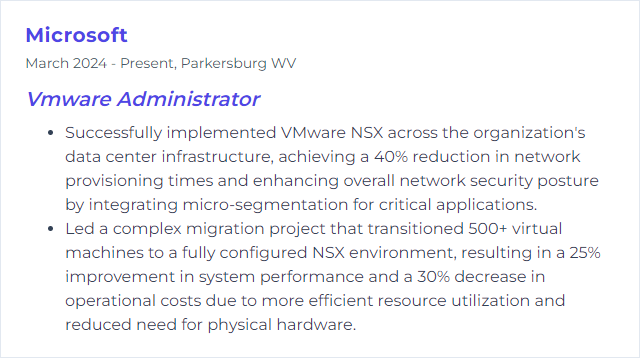 How to Display NSX Skills on Your Resume