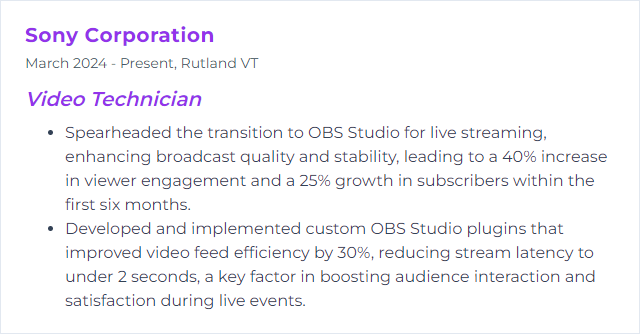 How to Display OBS Studio Skills on Your Resume