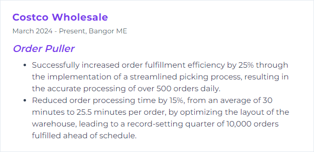 How to Display Order Fulfillment Skills on Your Resume