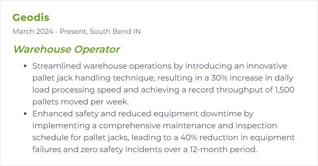 How to Display Pallet Jack Skills on Your Resume