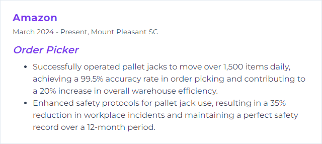 How to Display Pallet Jacks Skills on Your Resume