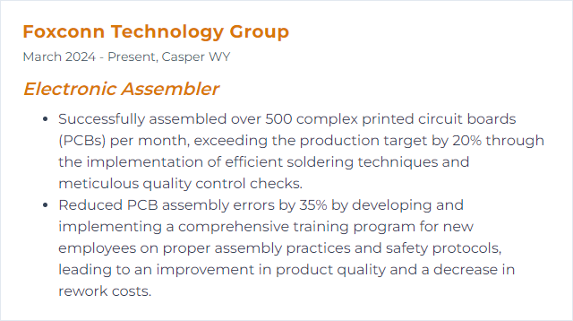 How to Display PCB Assembly Skills on Your Resume