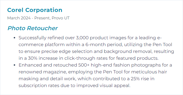 How to Display Pen Tool Skills on Your Resume