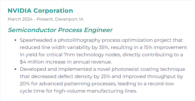 How to Display Photolithography Skills on Your Resume