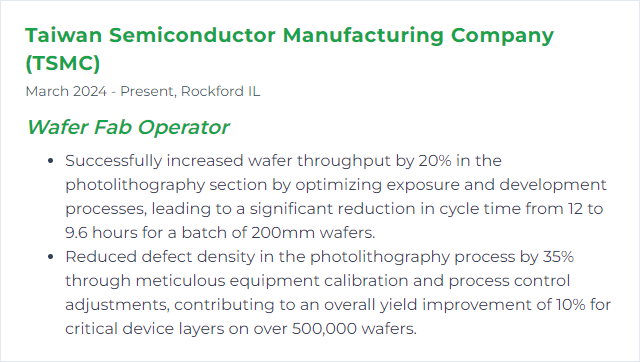 How to Display Photolithography Skills on Your Resume