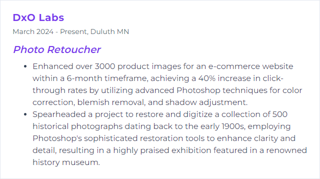 How to Display Photoshop Skills on Your Resume