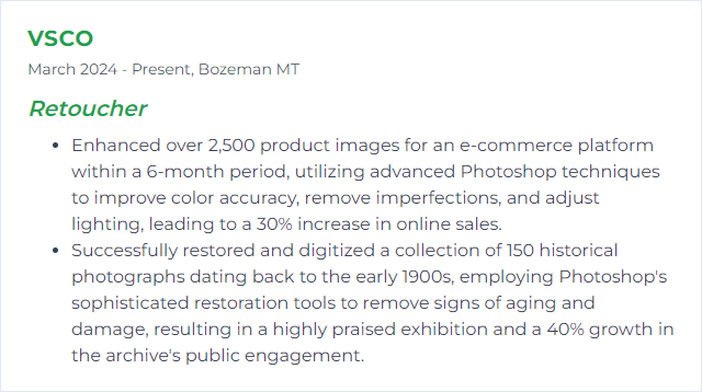 How to Display Photoshop Skills on Your Resume