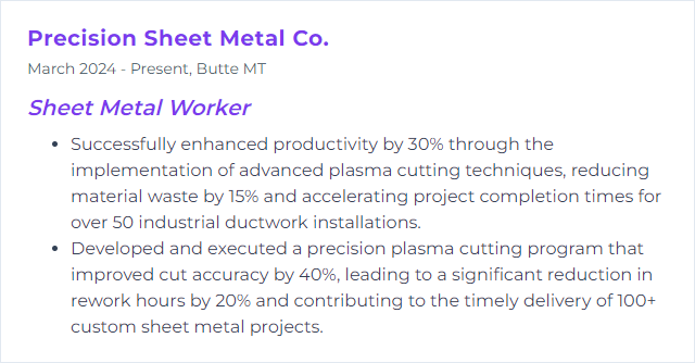 How to Display Plasma Cutting Skills on Your Resume