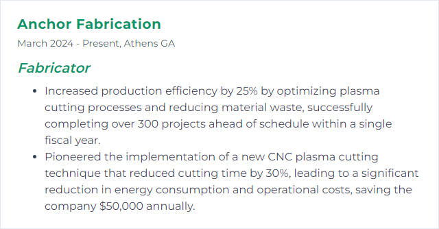 How to Display Plasma Cutting Skills on Your Resume