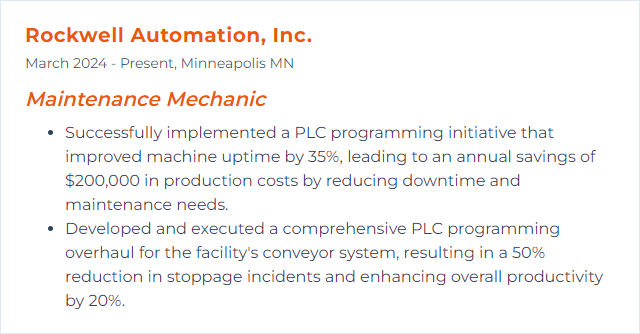 How to Display PLC Programming Skills on Your Resume