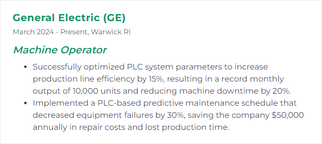 How to Display PLC Systems Skills on Your Resume