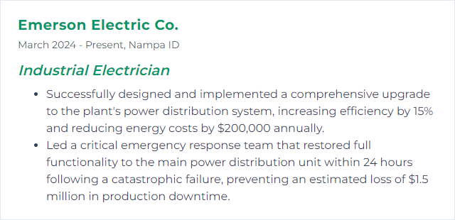 How to Display Power Distribution Skills on Your Resume