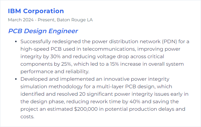 How to Display Power Integrity Skills on Your Resume