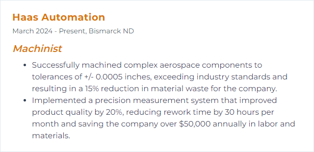 How to Display Precision Measurement Skills on Your Resume