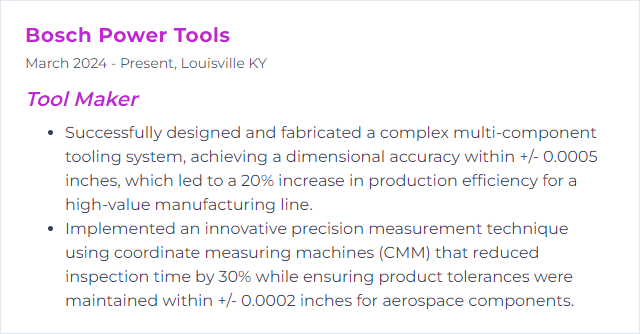 How to Display Precision Measurement Skills on Your Resume