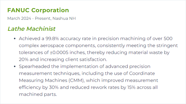 How to Display Precision Measurement Skills on Your Resume