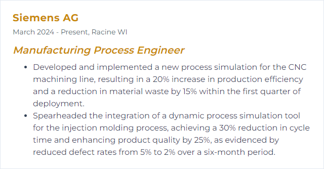 How to Display Process Simulation Skills on Your Resume