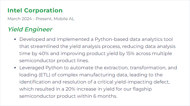 How to Display Python (for data analysis) Skills on Your Resume