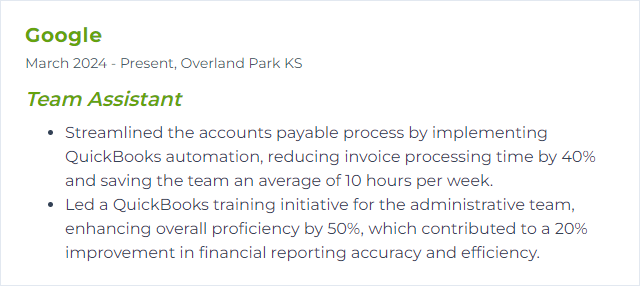 How to Display QuickBooks Knowledge Skills on Your Resume