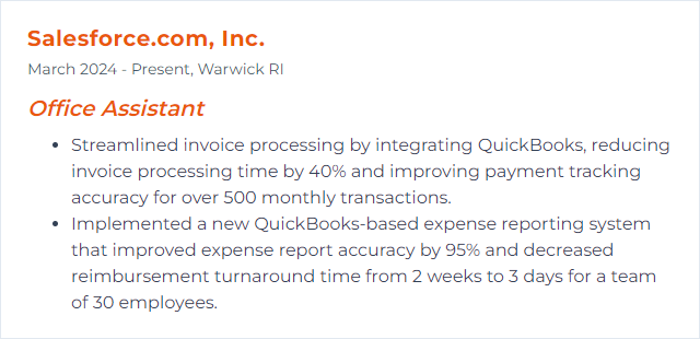 How to Display QuickBooks Skills on Your Resume