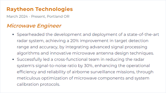 How to Display Radar Systems Skills on Your Resume