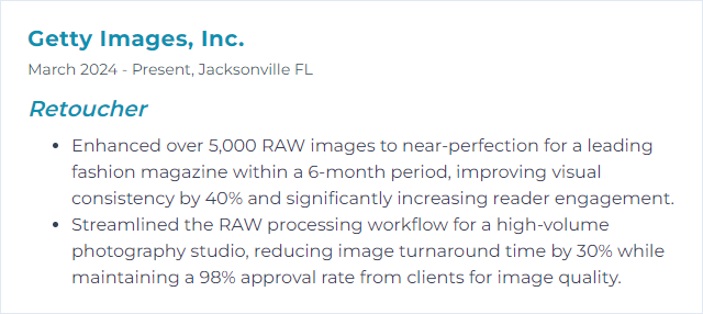 How to Display RAW Processing Skills on Your Resume