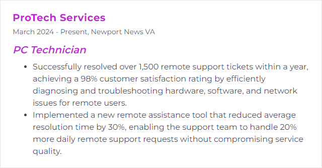 How to Display Remote Support Skills on Your Resume