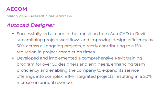 How to Display Revit Skills on Your Resume