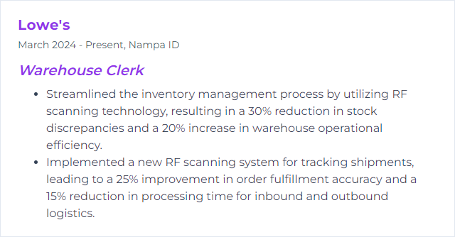 How to Display RF Scanning Skills on Your Resume