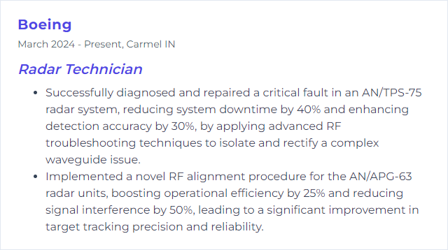 How to Display RF Troubleshooting Skills on Your Resume