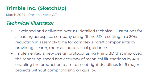 How to Display Rhino 3D Skills on Your Resume