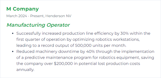 How to Display Robotics Operation Skills on Your Resume