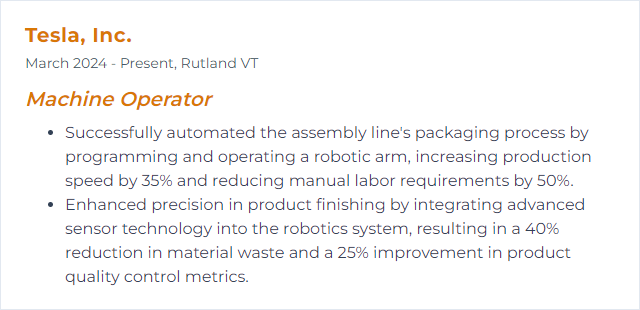 How to Display Robotics Operation Skills on Your Resume