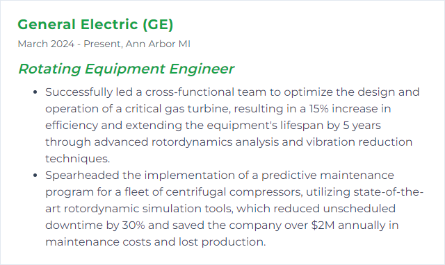 How to Display Rotordynamics Skills on Your Resume