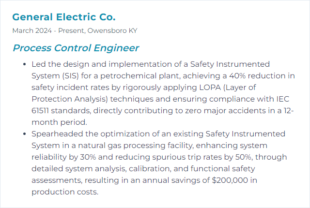 How to Display Safety Instrumented Systems Skills on Your Resume