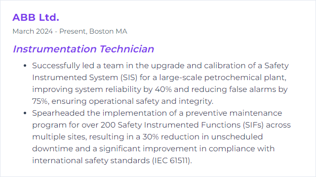 How to Display Safety Instrumented Systems Skills on Your Resume