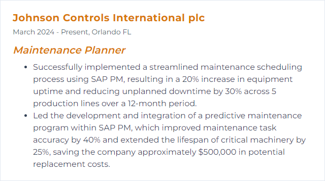 How to Display SAP PM (Plant Maintenance) Skills on Your Resume