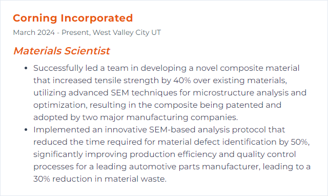 How to Display Scanning Electron Microscopy (SEM) Skills on Your Resume