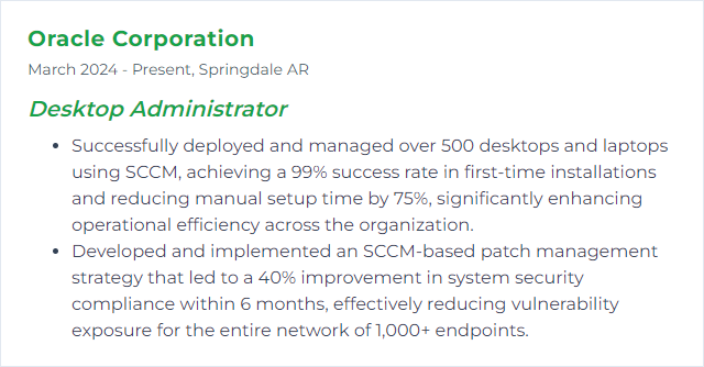 How to Display SCCM (System Center Configuration Manager) Skills on Your Resume