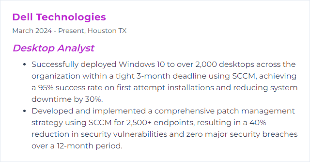 How to Display SCCM (System Center Configuration Manager) Skills on Your Resume