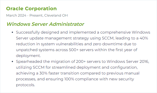 How to Display SCCM (System Center Configuration Manager) Skills on Your Resume