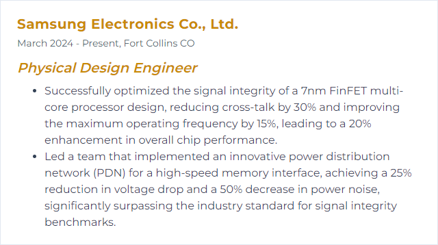 How to Display Signal Integrity Analysis Skills on Your Resume