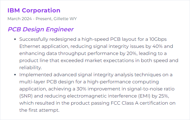 How to Display Signal Integrity Skills on Your Resume