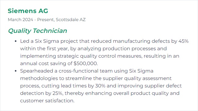 How to Display Six Sigma Skills on Your Resume