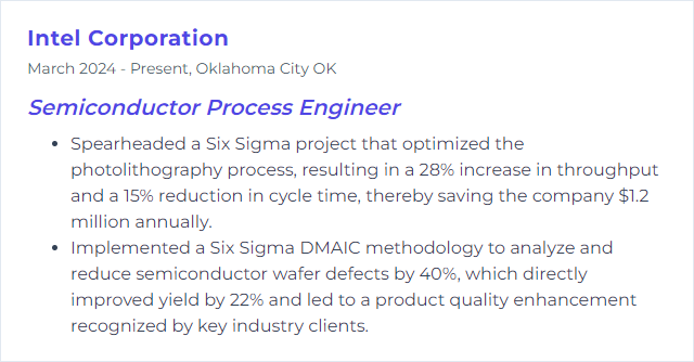 How to Display Six Sigma Skills on Your Resume