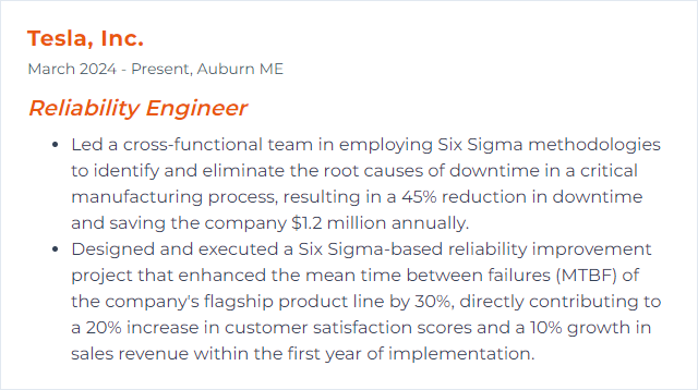 How to Display Six Sigma Skills on Your Resume