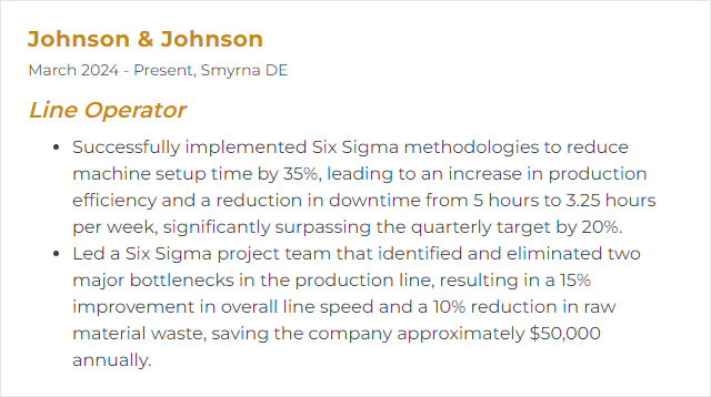 How to Display Six Sigma Skills on Your Resume