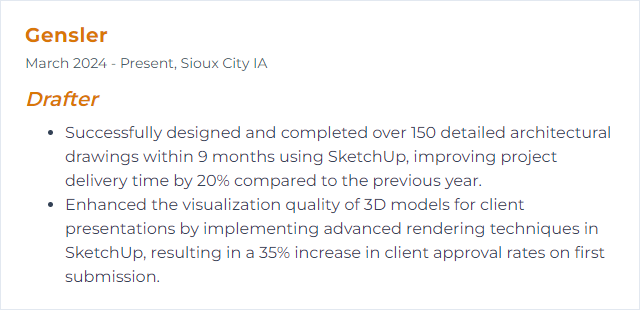 How to Display SketchUp Skills on Your Resume