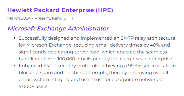 How to Display SMTP (Simple Mail Transfer Protocol) Skills on Your Resume